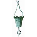Patina Products Patina Products Verdigris Fluted Cup Rain Chain  R252 R252